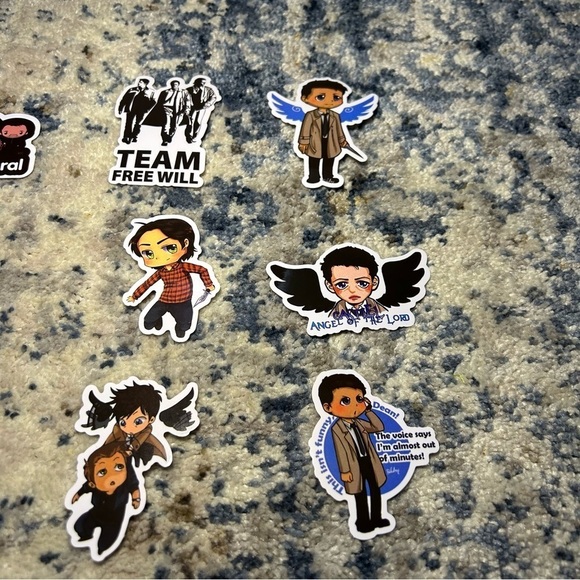 Supernatural 20 No Repeat Stickers - Picture 5 of 7
